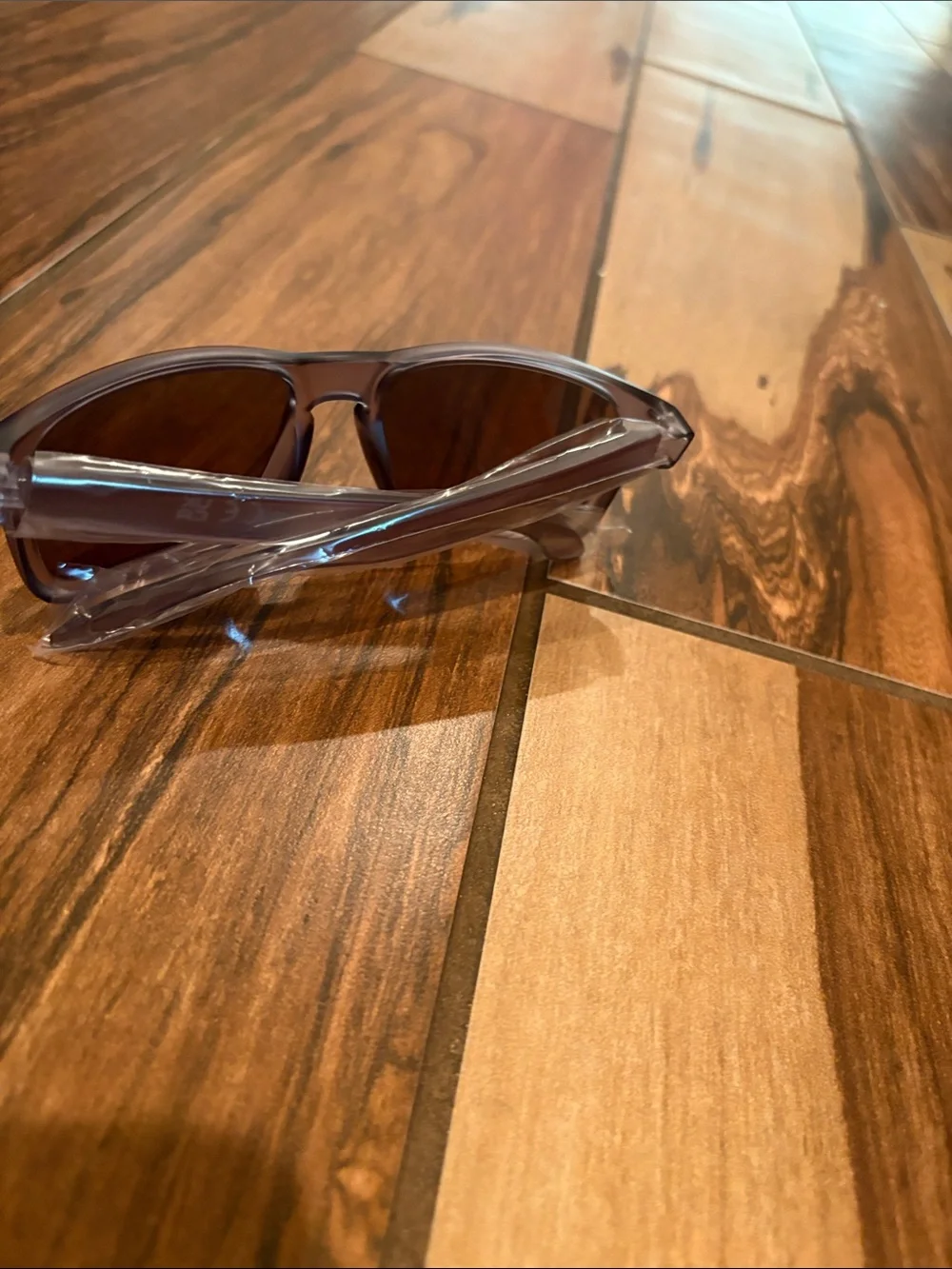 Men's Blue Mirrored Lens Sunglasses